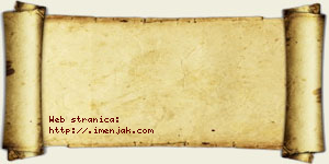 Neva Bzeničanin vizit kartica